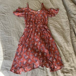 off the shoulder dress